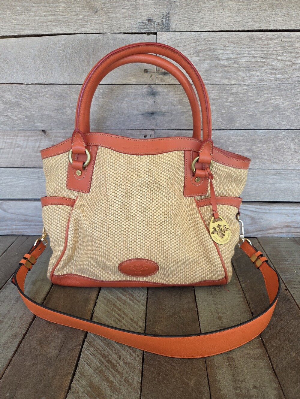 Prix De Dressage Raffia Bag